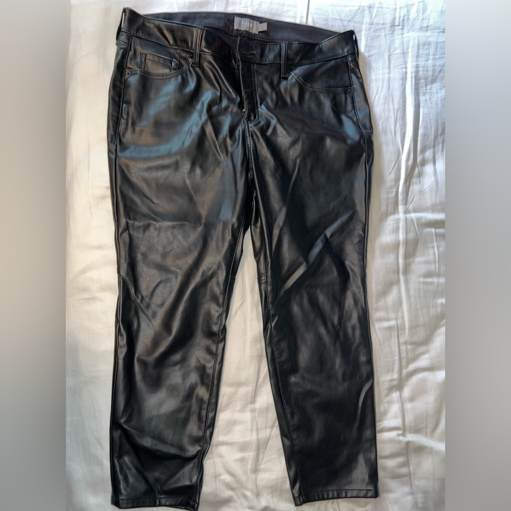 Torrid Black Faux Leather Pants